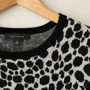 Ann Taylor Animal Print Sweater
